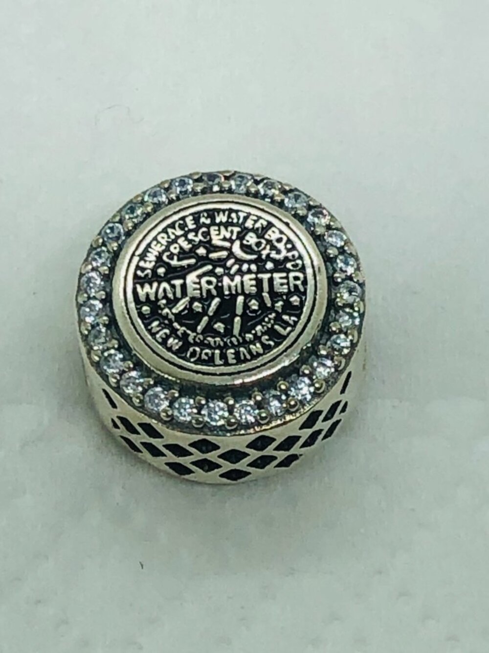 ✨ ✨Pandora New Orleans Water Meter Manhole Cover Dangle Charm
